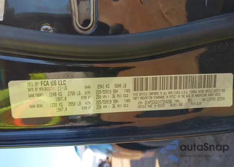 2017 Dodge Journey Crossroad Plus Awd from USA, damaged, VIN 3C4PDDGG1HT554286